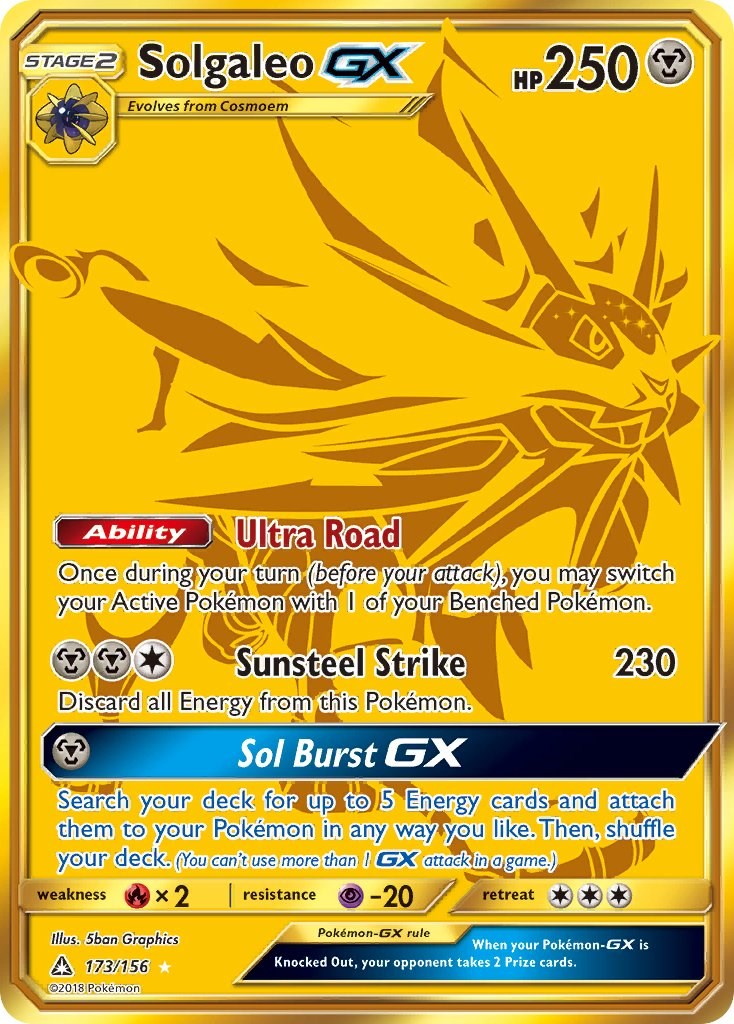 Solgaleo GX (Secret Rare) [SM05 - 173/156]