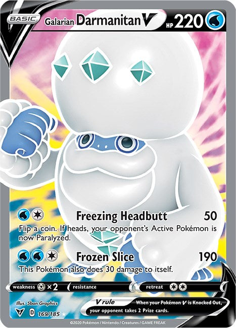 Galarian Darmanitan V (Full Art) [SWSH04 - 169/185]