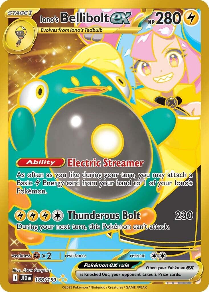 Iono's Bellibolt ex - 188/159 [JTG - 188/159]