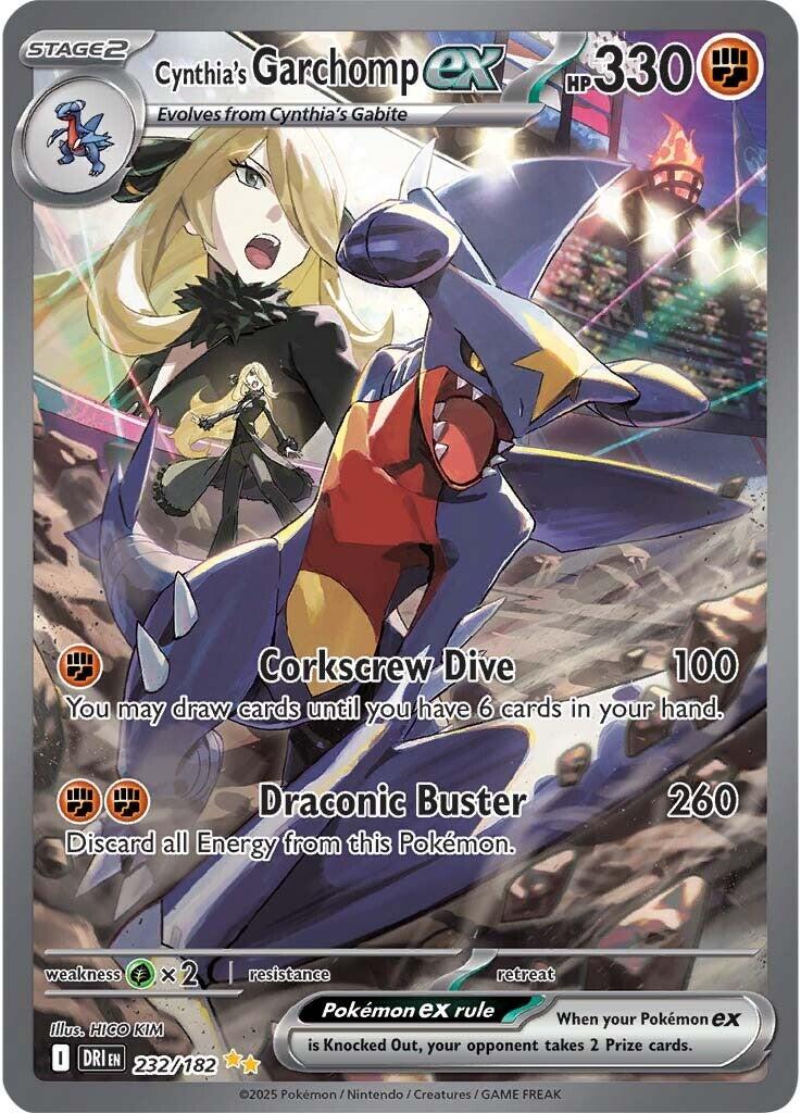 Cynthia's Garchomp ex - 232/182 [DRI - 232/182]